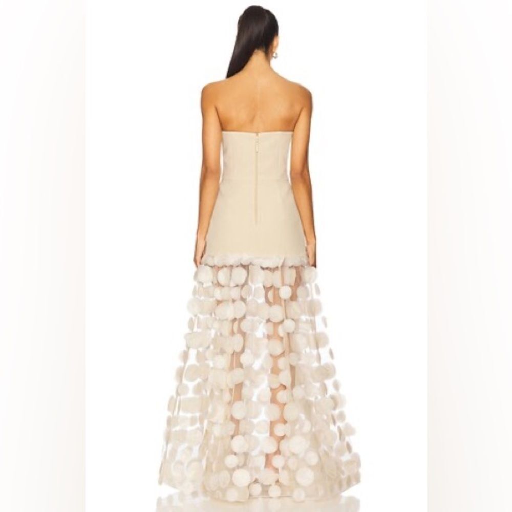 NWOT BRONX AND BANCO HARPER STRAIGHT DRESS in Cream Strapless Wedding Gown - Picture 6 of 16